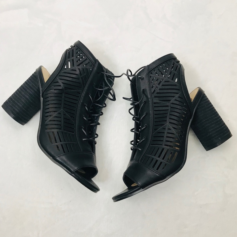 Sam Edelman Rocco Peep Toe Lace Up Sandals